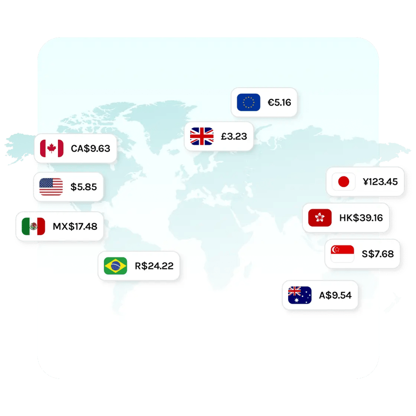 Easyship domestic shipping rates