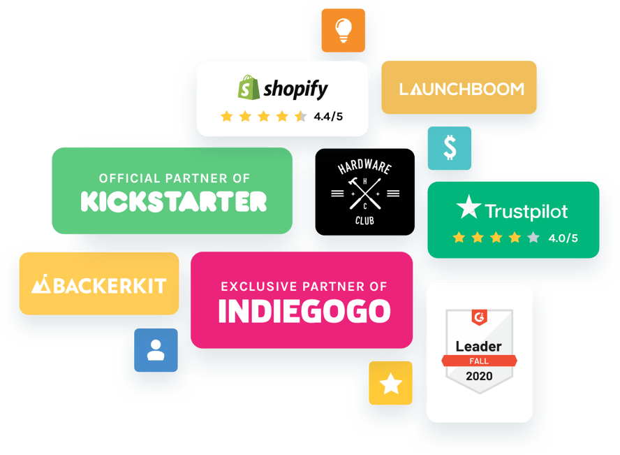 Choose The #1 Shipping Partner In Crowdfunding