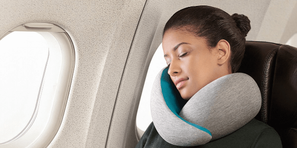 OSTRICHPILLOW beim Flug